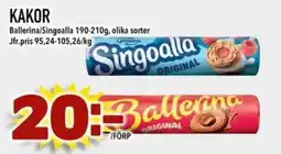 Din Mat Singoalla ballerina erbjuda