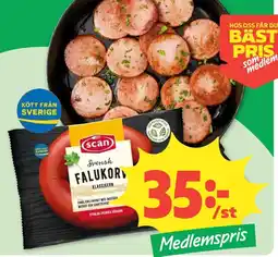 Coop Scan falukorv klassikern erbjuda