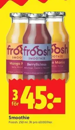 ICA Kvantum Froosh Smoothie erbjuda