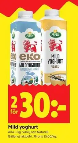 ICA Kvantum Arla mild yoghurt erbjuda
