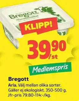 Coop Bregott erbjuda