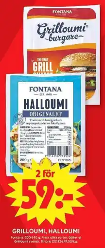 ICA Maxi Fontana halloumi originalet erbjuda