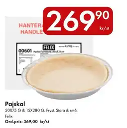 Snabbgross Felix Pajskal erbjuda