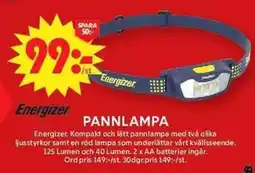ICA Maxi Energizer pannlampa erbjuda