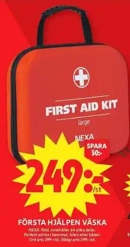 ICA Maxi Nexa first aid kit erbjuda