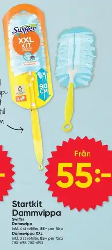 DollarStore Swiffer Dammvippa erbjuda