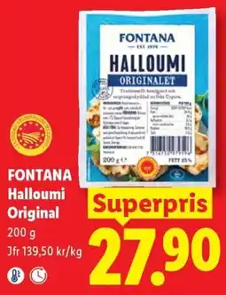 Lidl Fontana Halloumi Original erbjuda