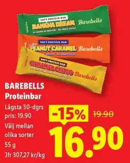 Lidl Barebells Proteinbar erbjuda