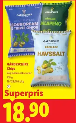 Lidl Gårdsschips chips erbjuda