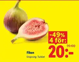 Lidl Fikon erbjuda
