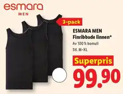 Lidl Esmara men finribbade linne erbjuda
