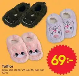 DollarStore Tofflor Barn erbjuda