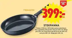 ICA Maxi Fiskars stekpanna erbjuda