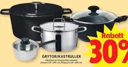 ICA Maxi Grytor/Kastruller erbjuda