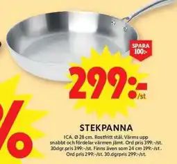 ICA Maxi Ica stekpanna erbjuda