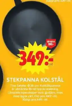 ICA Maxi Stekpanna kolstål erbjuda