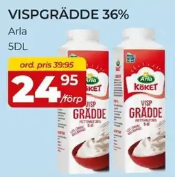 Matrix Butikerna Arla vispgrädde 36% erbjuda
