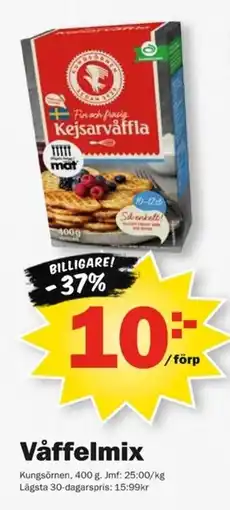 Pekås Kungsörnens våffelmix erbjuda