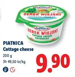 Lidl Piątnica Cottage cheese erbjuda