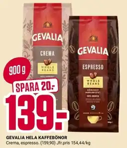 ÖoB Gevalia hela kaffebönor erbjuda