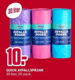 ÖoB Quick avfallsspåsar erbjuda