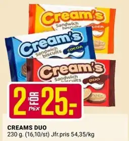 ÖoB Creams duo erbjuda