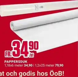 ÖoB Pappersduk erbjuda