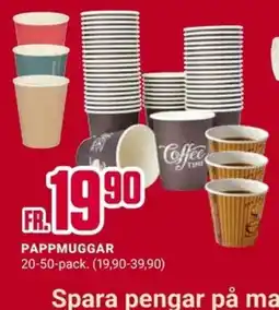 ÖoB Pappmuggar erbjuda