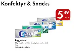 Snabbgross Extra Tuggummi erbjuda