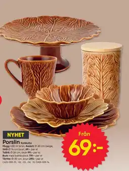 DollarStore Porslin Kotikulta erbjuda