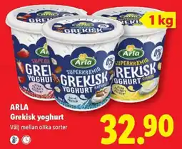 Lidl Arla Grekisk yoghurt erbjuda