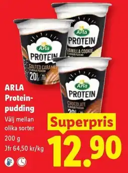 Lidl Arla Protein-pudding erbjuda