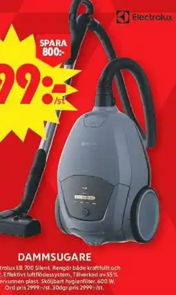 ICA Maxi Electrolux dammsugare erbjuda