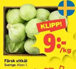 Coop Vitkål erbjuda