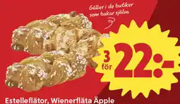 ICA Nära Estelleflätor, Wienerfläta Äpple erbjuda