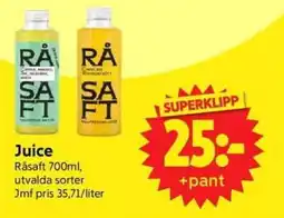 Nya Pulsen Råsaft erbjuda