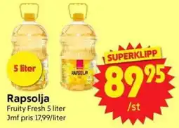 Nya Pulsen Rapsolja Fruity Fresh erbjuda
