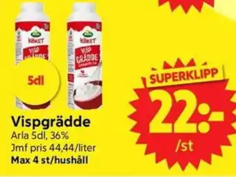 Arla vispgrädde