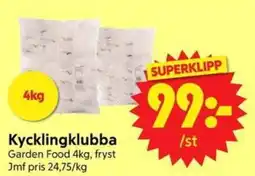 Nya Pulsen Kycklingklubba erbjuda