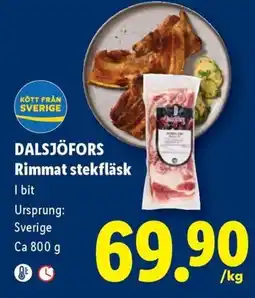 Lidl Dalsjöfors Rimmat stekfläsk erbjuda