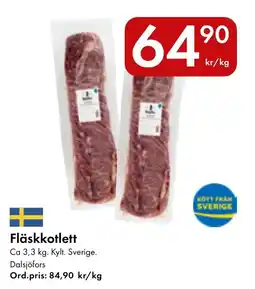Snabbgross Fläskkotlett erbjuda