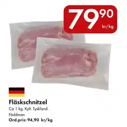 Snabbgross Fläkschnitzel erbjuda