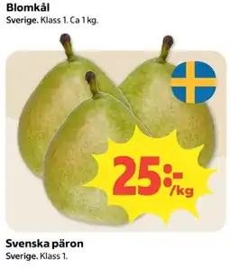 Coop Päron erbjuda