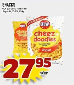 Matdax Olw cheez doodles erbjuda