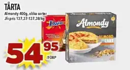 Matdax Almondy tårta erbjuda