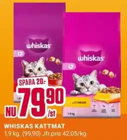 ÖoB Whiskas kattmat erbjuda