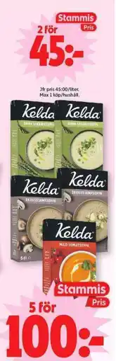 ICA Maxi Kelda soppa erbjuda