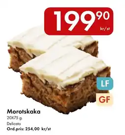 Snabbgross Morotskaka erbjuda