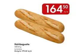 Snabbgross Halvbaguette erbjuda