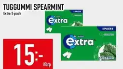 Matdax Extra tuggummi spearmint erbjuda